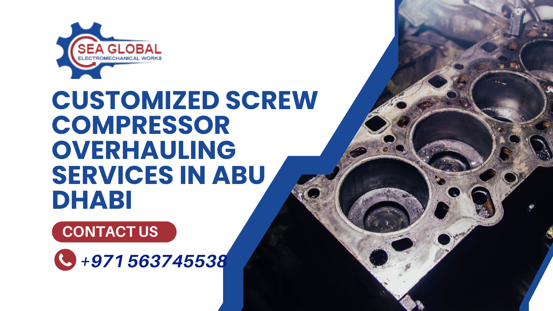 Customized Screw Compressor Overhauling Services in Abu Dhabi