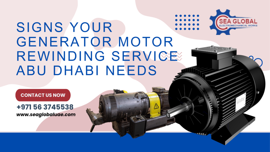 Generator Motor Rewinding Service