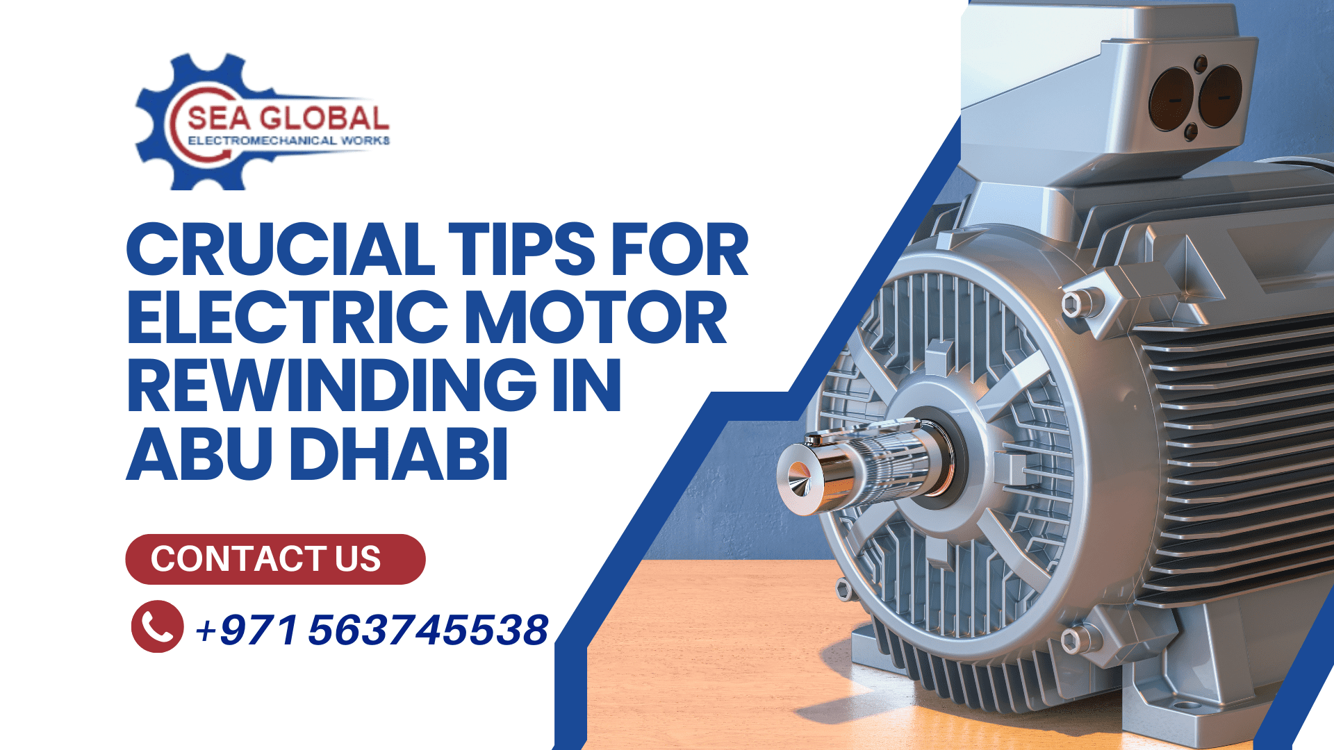 Electric Motor Rewinding in Abu Dhabi