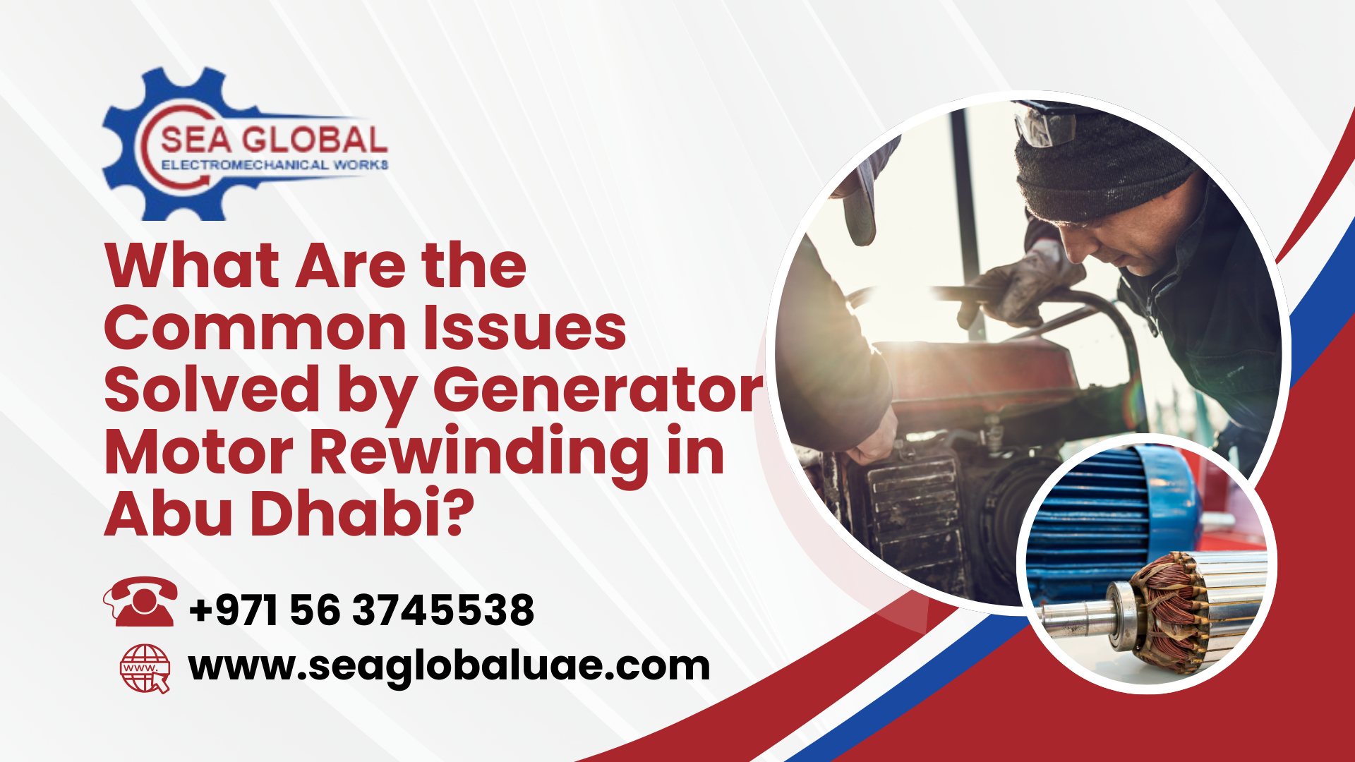 Generator Motor Rewinding Service Abu Dhabi