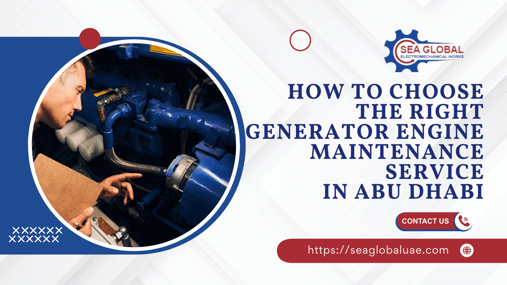 Generator Engine Maintenance Service Abu Dhabi