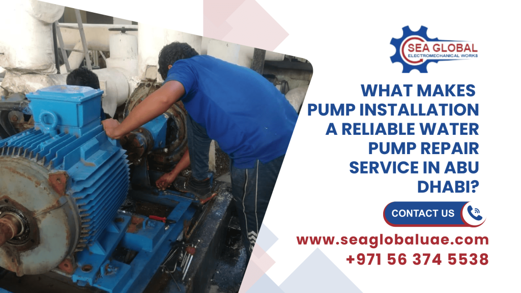 Water Pump Repair and Installation Near You